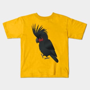 Palm cockatoo vector illustration Kids T-Shirt